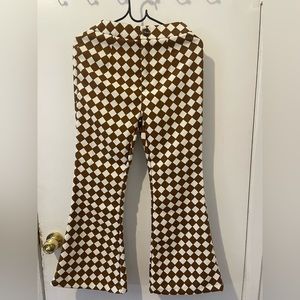 Checkers print pant
